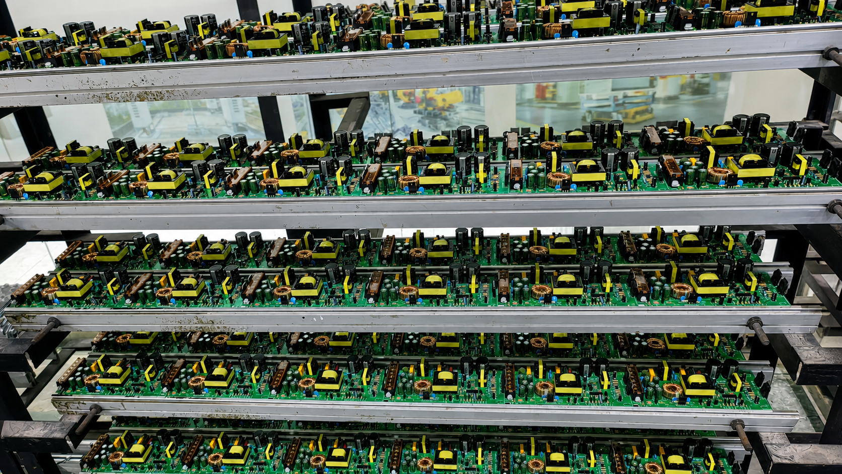 Assembled electrical boards